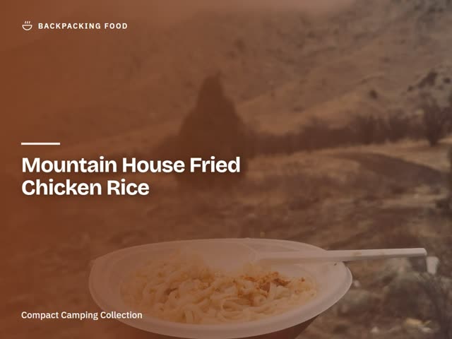 Mountain House Fried Chicken Rice